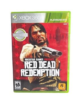 Red Dead Redemption Video Game Xbox 360 Platinum Hits Rockstar‎ Games
